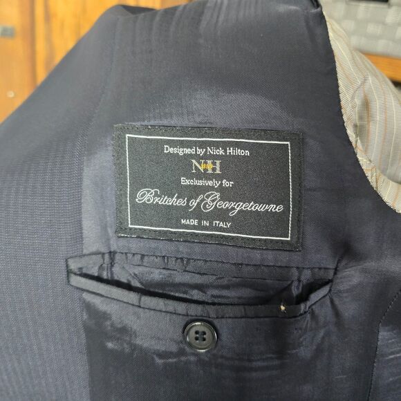 Nick Hilton for Britches of Georgetowne Italian Wool Jacket 42L - Made in Italy - Picture 4 of 13